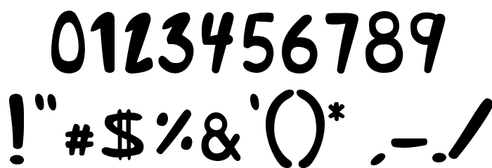 Bed and Breakfast Regular Font OTHER CHARS