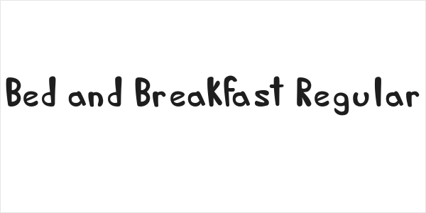 Bed and Breakfast Regular Logo