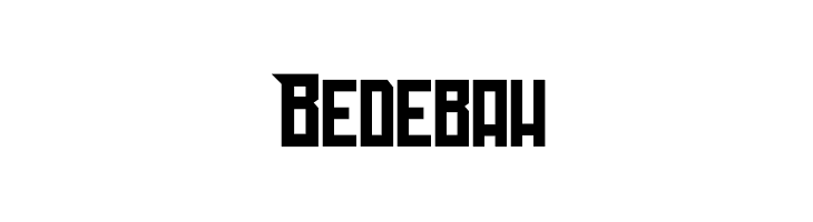 Bedebah  नि: शुल्क फ़ॉन्ट्स डाउनलोड