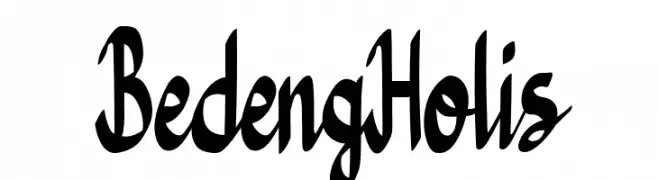 Bedeng Holis  Frei Schriftart Herunterladen