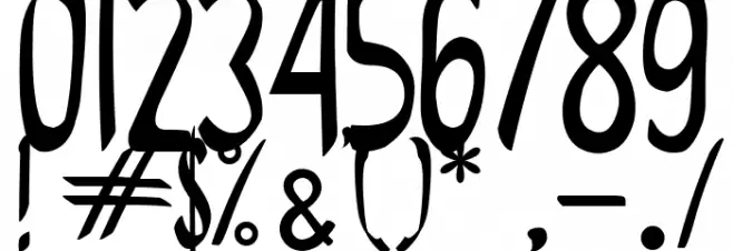 Bedeng Holis Font OTHER CHARS