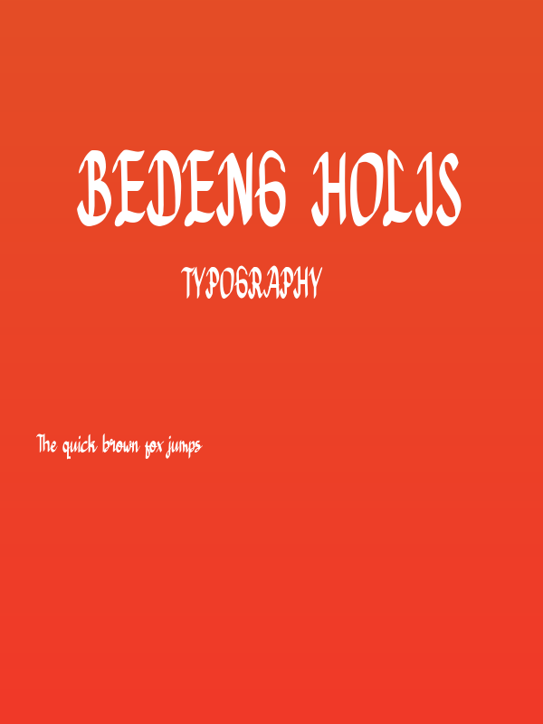 Bedeng Holis Poster
