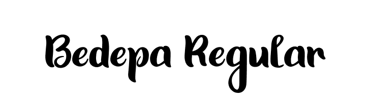Bedepa Regular  Descarca Fonturi Gratis
