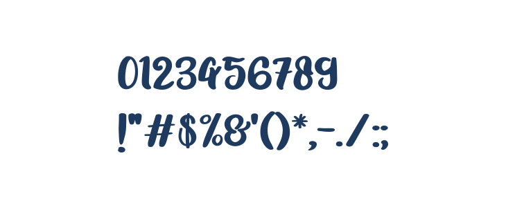 Bedepa Regular Other Characters