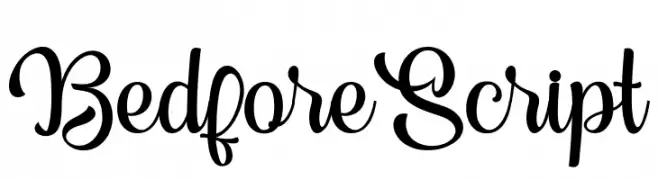 BedforeScript  baixar fontes gratis