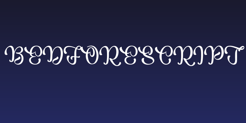 BedforeScript Social Header