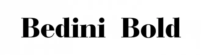 Bedini  Bold  Frei Schriftart Herunterladen