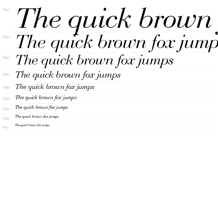 Bedini  Italic Waterfall