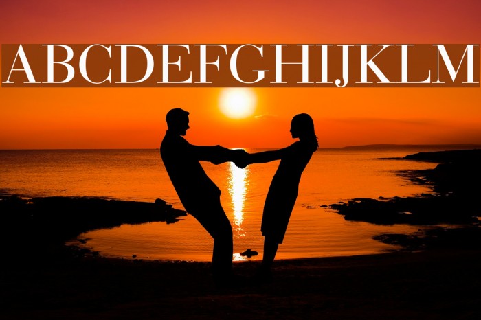 Bedini フォント examples