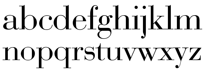 Bedini フォント 小文字