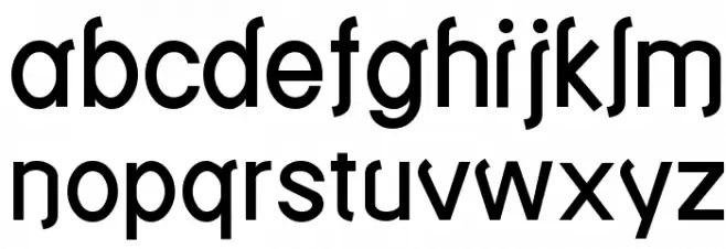 Bedizen फ़ॉन्ट लोअरकेस