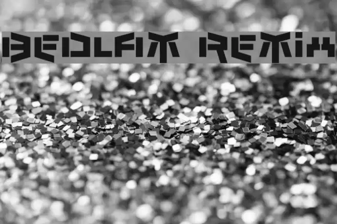 Bedlam Remix フォント examples