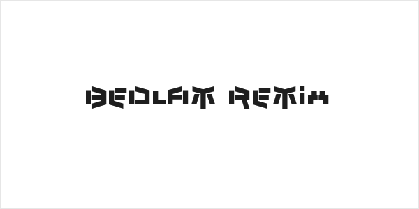 Bedlam Remix Logo