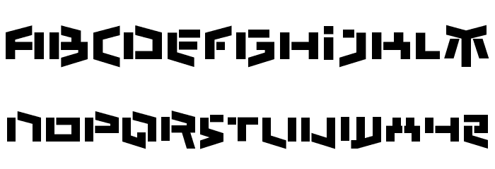 Bedlam Remix Font LOWERCASE