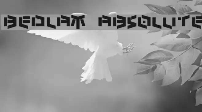 Bedlam absolute フォント examples