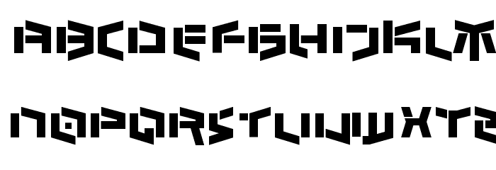 Bedlam absolute Font LOWERCASE