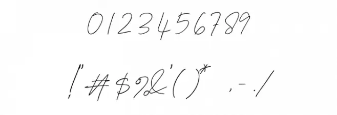 Bedley Font OTHER CHARS