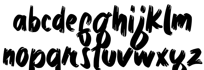 BedmifoFREE Font LOWERCASE
