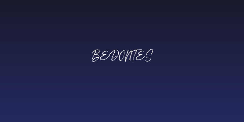 Bedontes Social Header