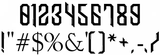 Bedoy Font OTHER CHARS