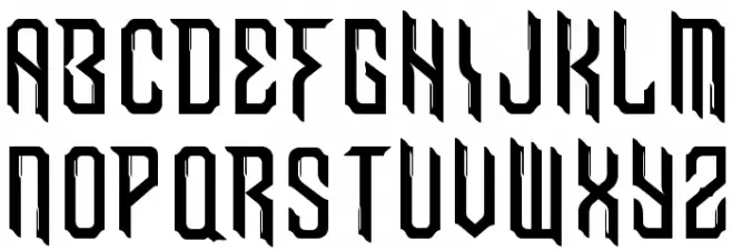 Bedoy Schriftart Groß