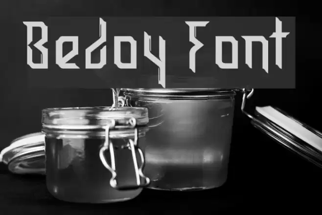 Bedoy Font examples