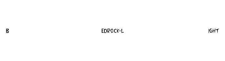 Bedrock-Light  font caratteri gratis