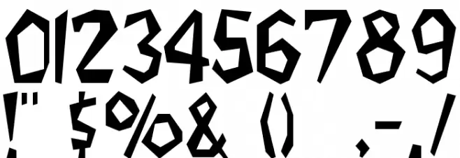 Bedrock-Light Font OTHER CHARS