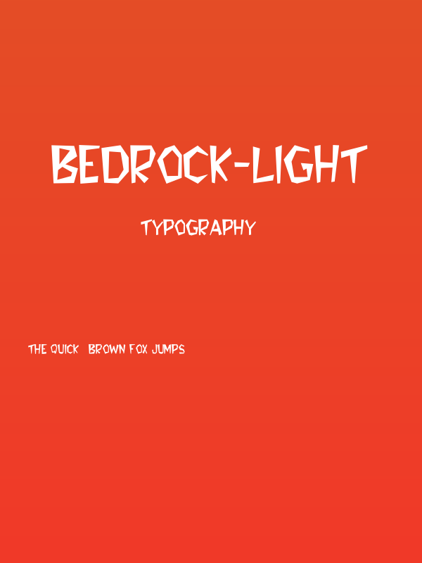 Bedrock-Light Poster