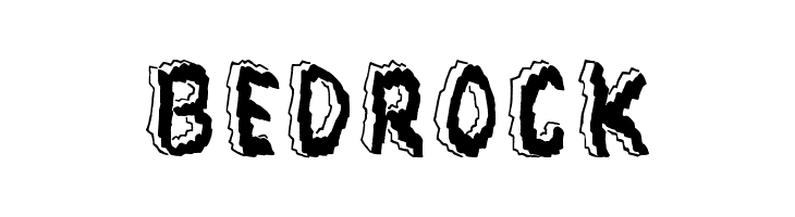 Bedrock Font