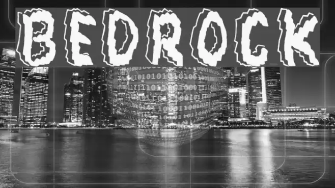 Bedrock Font examples