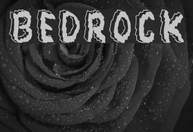 Bedrock Font examples