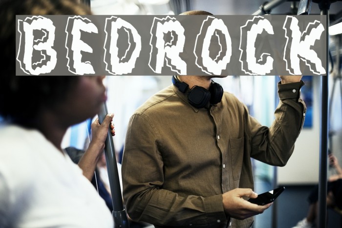 Bedrock Font examples