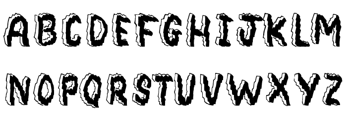 Bedrock Font LOWERCASE
