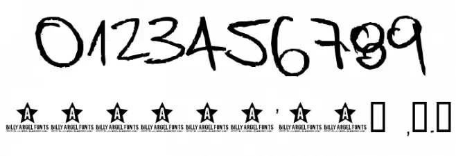 Bedspread Assassin Font OTHER CHARS