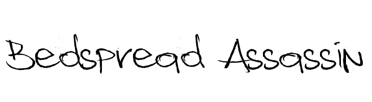 Bedspread Assassin Font