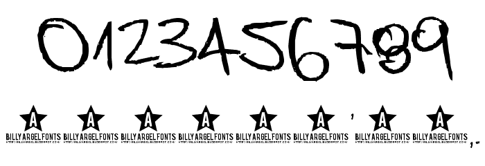 Bedspread Assassin Font OTHER CHARS