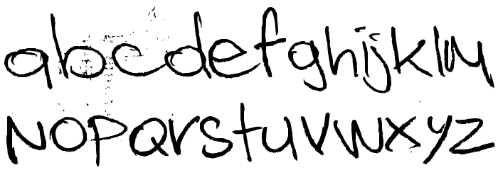 Bedspread Assassin Font LOWERCASE