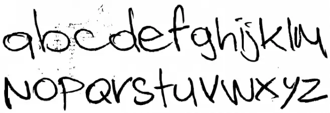 Bedspread Assassin Font LOWERCASE