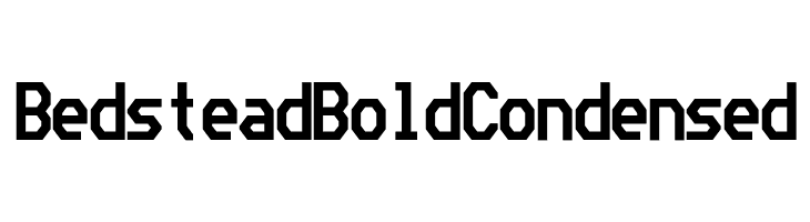 Bedstead Bold Condensed  لخطوط تنزيل