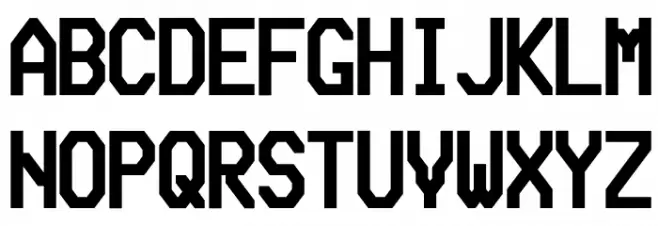 Bedstead Bold Condensed Polices MAJUSCULES
