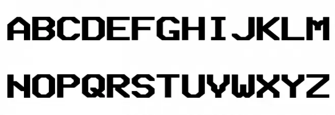 Bedstead Bold Extended Шрифта ВЕРХНИЙ