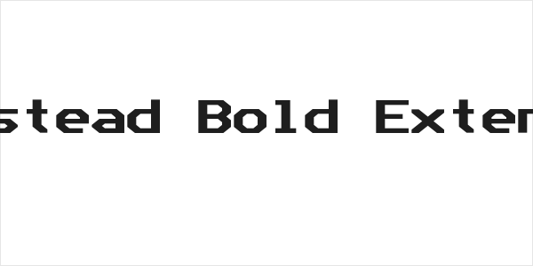 Bedstead Bold Extended Logo