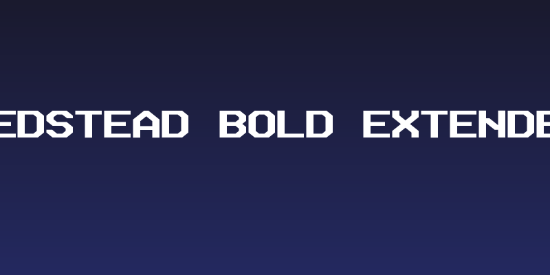 Bedstead Bold Extended Social Header