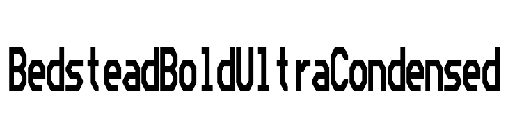 Bedstead Bold Ultra Condensed  Descarca Fonturi Gratis