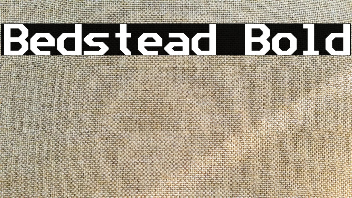 Bedstead Bold Example 1