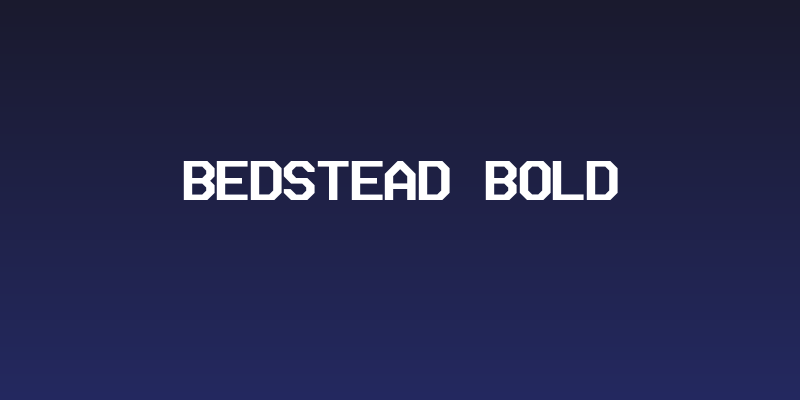 Bedstead Bold Social Header