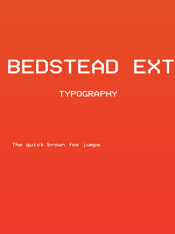 Bedstead Extended Poster