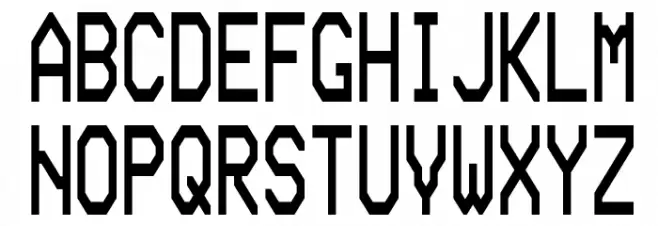 Bedstead Extra Condensed خط أحرف كبيرة