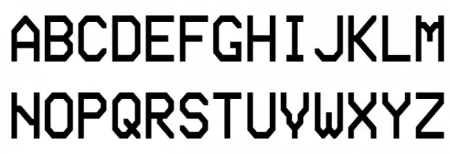 Bedstead Semi Condensed 字体 大写
